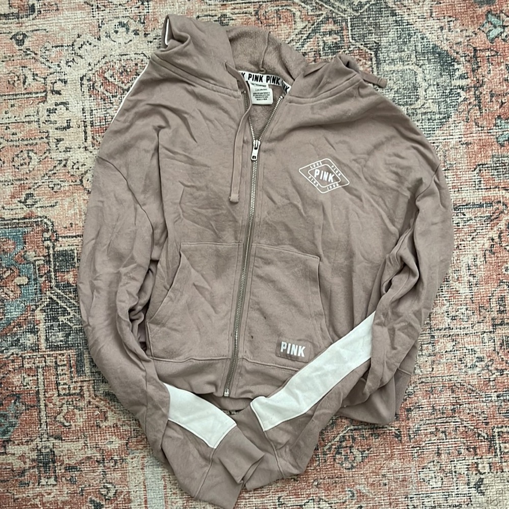Victoria’s Secret pink cropped hoodie